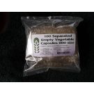 Separated Empty Clear Vegetable Capsules Size 000 Bag of 500